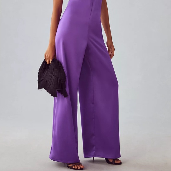 Brand New Striking Katie May Robbie Open-Back Halter Jumpsuit - Picture 6 of 14